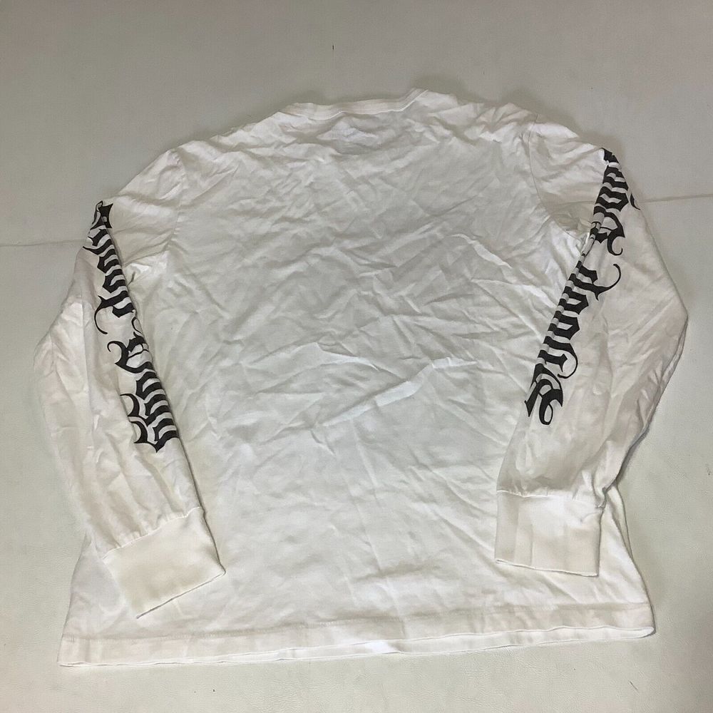 2018 Spanky's Snoop Dogg White Long Sleeve Rap Tec T-Shirt Size Medium - Picture 5 of 9